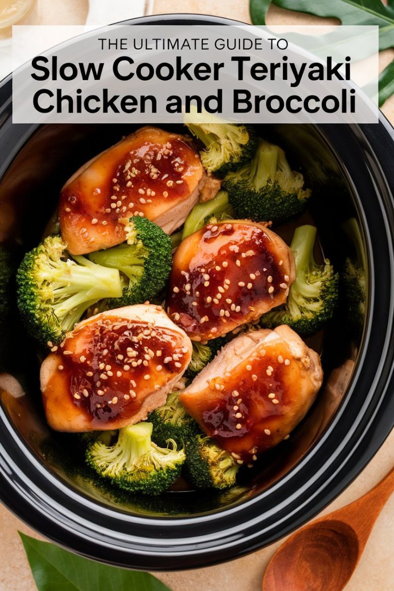 Unlock expert tips for making the most of your slow cooker experience. With insights on cooking times, ingredient selection, and serving suggestions, this ultimate guide to Slow Cooker Teriyaki Chicken and Broccoli will ensure that you create a deliciously balanced meal that everyone at the table will love!