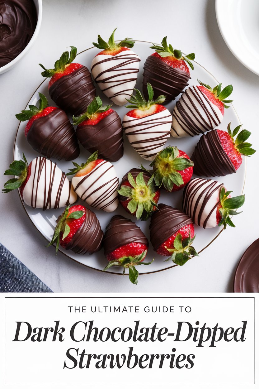 Unlock expert tips for achieving the perfect chocolate coating and presentation for your strawberries. With guidance on melting chocolate, dipping techniques, and serving suggestions, this ultimate guide will ensure your Dark Chocolate-Dipped Strawberries are not only delicious but also a visually stunning addition to any dessert table!