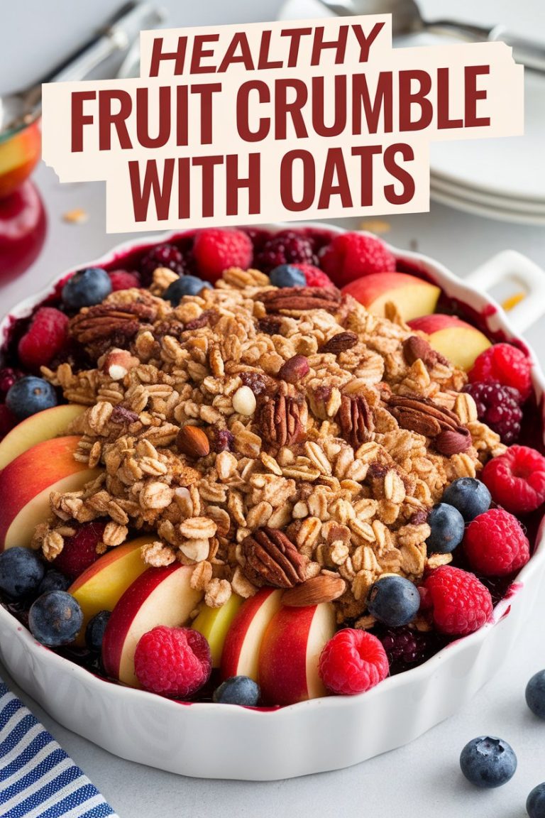 Discover how easy it is to create this delicious crumble using simple, wholesome ingredients. With straightforward instructions, you’ll learn how to combine seasonal fruits with a light, buttery oat topping, resulting in a satisfying dessert that is both comforting and healthy, ready to enjoy in no time.
