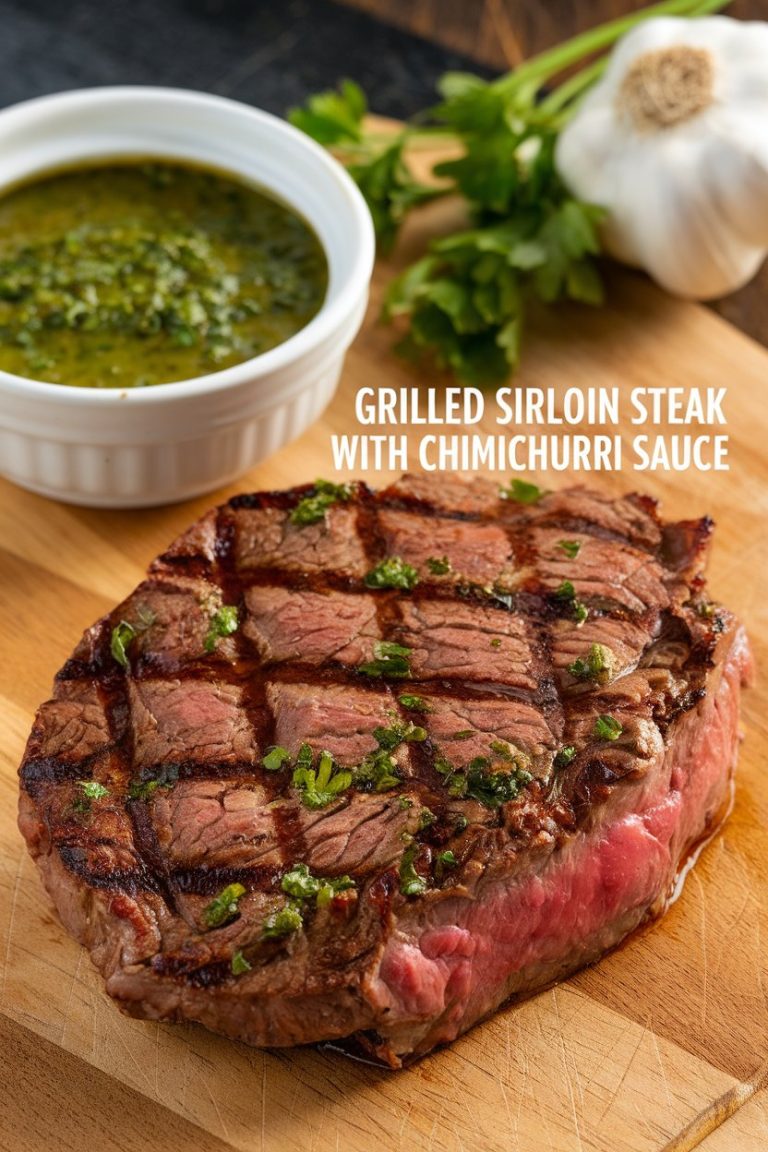 Unlock expert tips for achieving a perfectly grilled steak that keeps your protein intake high while maintaining a low-calorie count. With guidance on cooking times, seasoning options, and serving suggestions, this recipe for Grilled Sirloin Steak with Chimichurri Sauce will quickly become a go-to for flavorful, healthy meals!