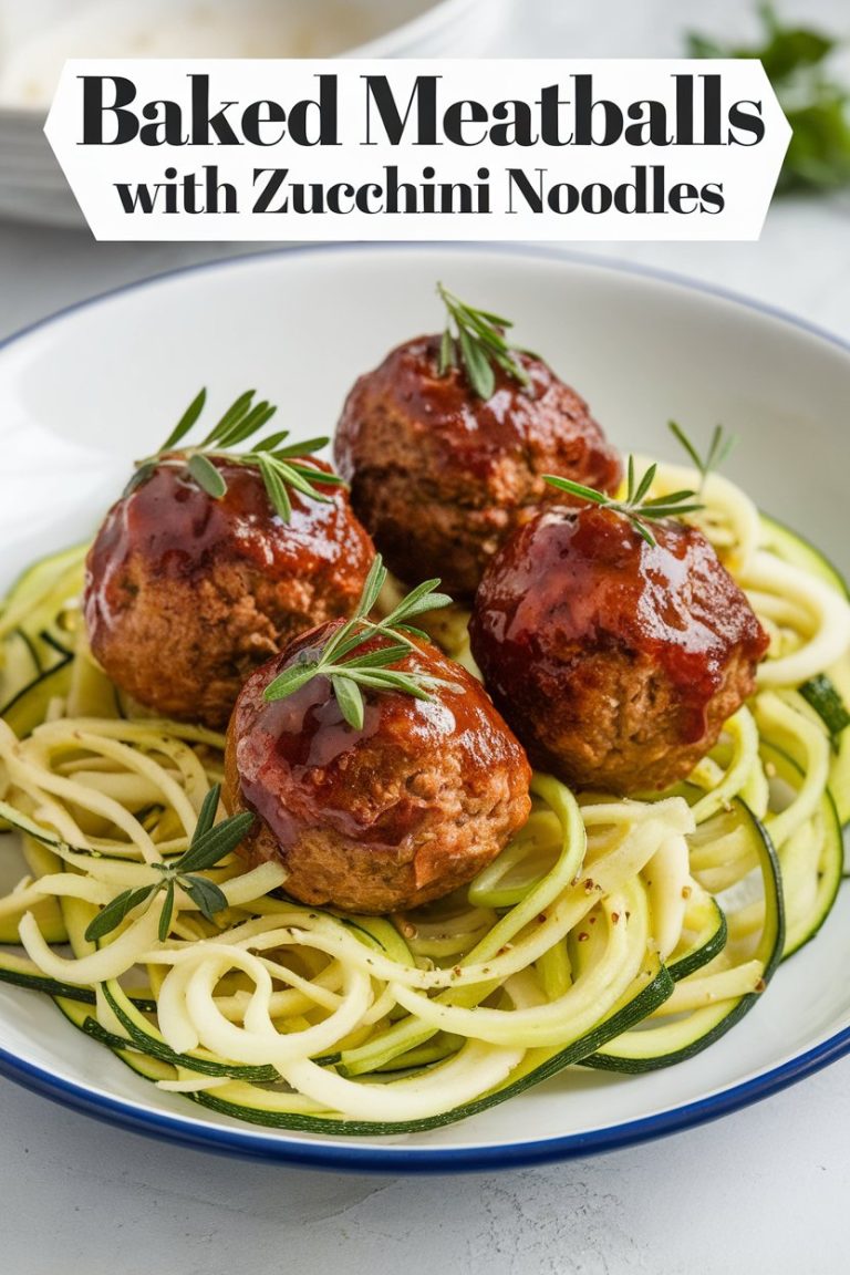 Unlock expert tips for achieving perfectly baked meatballs and tender zucchini noodles that impress. With advice on cooking times, ingredient swaps, and serving suggestions, this guide will help you master Baked Meatballs with Zucchini Noodles, ensuring it becomes a go-to recipe for delicious, protein-packed meals that fit your healthy lifestyle!