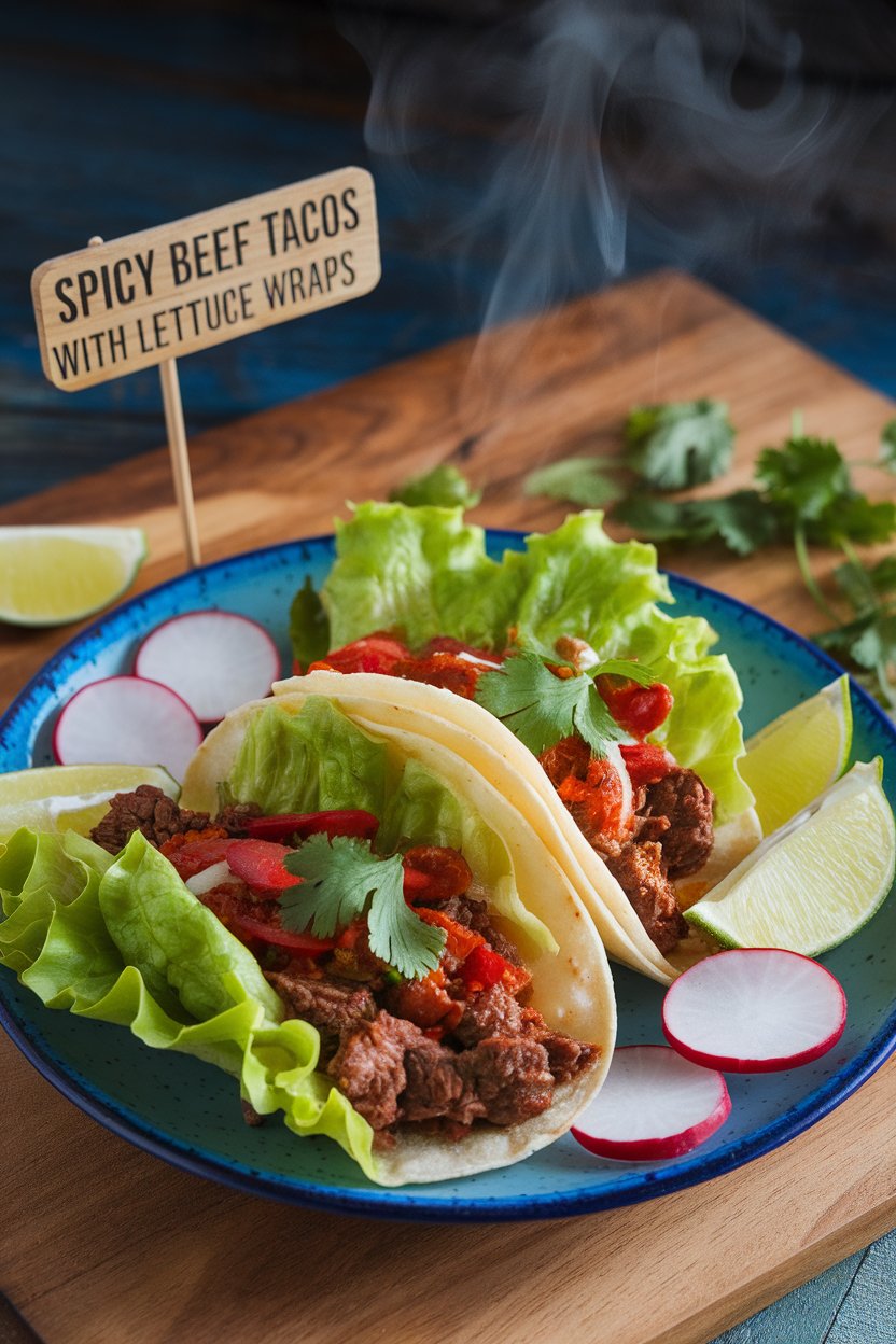 Unlock essential tips for ensuring your beef is perfectly seasoned and your lettuce wraps are fresh and sturdy. With insights on cooking techniques, portion sizes, and serving suggestions, this ultimate guide to Spicy Beef Tacos with Lettuce Wraps will help you create a satisfying and nutritious meal that keeps you on track with your health goals!