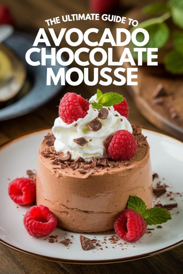 Unlock expert tips for achieving the perfect consistency and flavor balance in your Avocado Chocolate Mousse. With helpful advice on serving suggestions and garnishes like fresh berries or nuts, this ultimate guide will help you create a decadent dessert that feels indulgent while fitting perfectly into your healthy lifestyle.