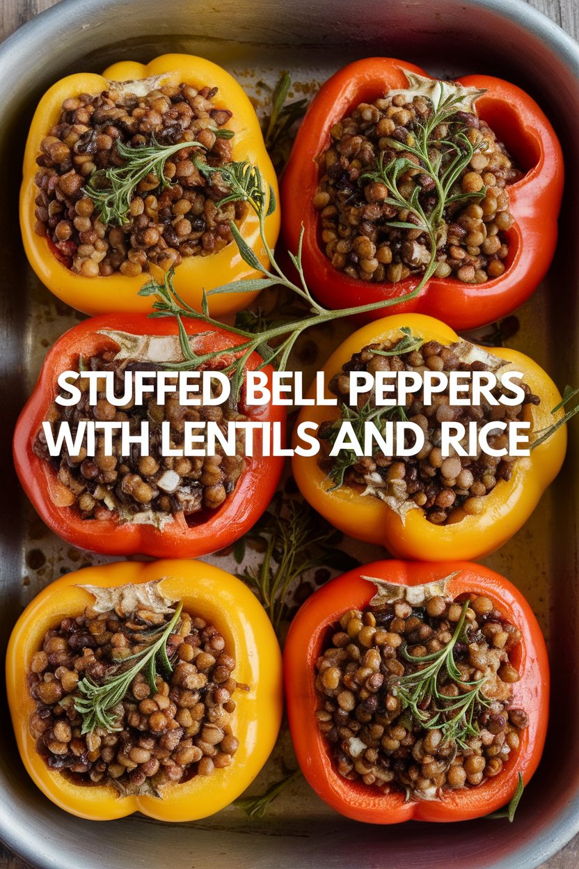 Transform your meal planning with this healthy recipe that highlights how enjoyable low-calorie, low-carb eating can be. Stuffed bell peppers with lentils and rice will quickly become a favorite in your household, offering a delightful way to enjoy wholesome ingredients while adhering to your vegan lifestyle.