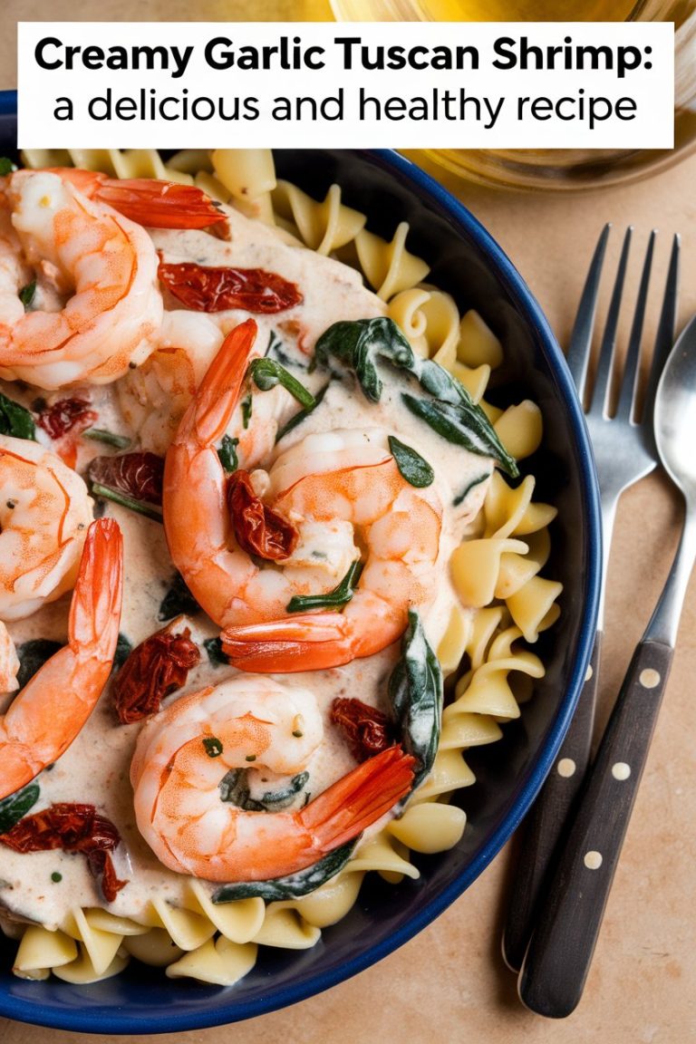 Transform your dinner table with this healthy recipe that showcases how enjoyable low-calorie, low-carb eating can be. Creamy garlic Tuscan shrimp is bound to become a favorite in your home, offering a rich and flavorful way to indulge while sticking to your keto lifestyle.