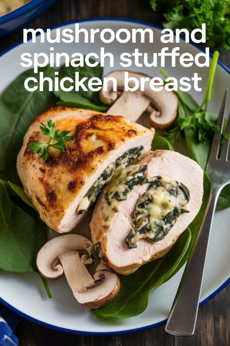 Transform your dinner routine with this healthy recipe that highlights how enjoyable low-calorie, low-carb eating can be. Mushroom and spinach stuffed chicken breast is sure to become a staple in your kitchen, offering a deliciously wholesome way to enjoy a balanced meal.