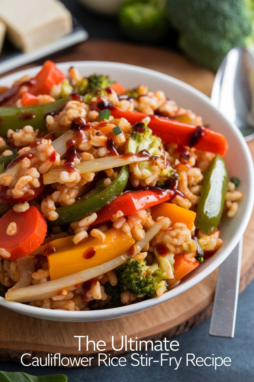 Step into the world of vibrant flavors with this ultimate cauliflower rice stir-fry, a nutritious twist on a classic favorite. This dish is loaded with colorful vegetables and savory sauces, making it a delightful, low-carb option that brings excitement to your meals while keeping your health in focus.