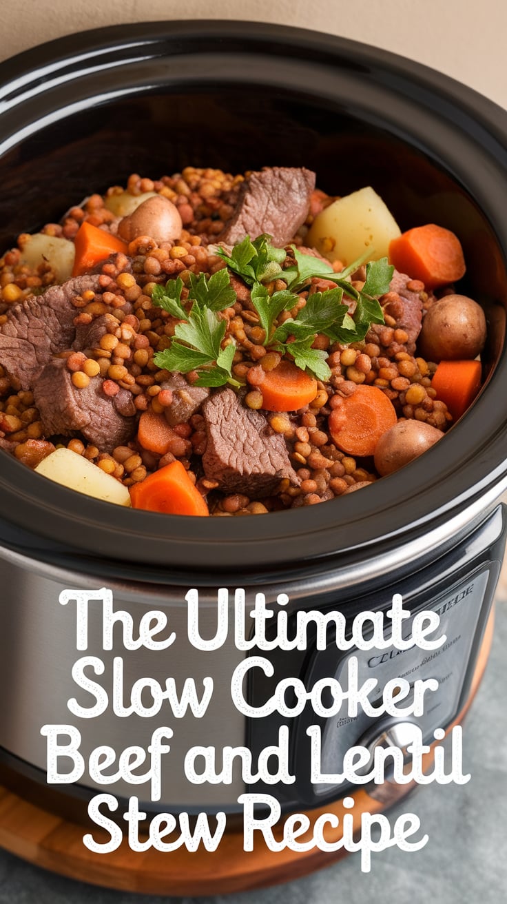 Discover the ultimate comfort food with our Slow Cooker Beef and Lentil Stew, featuring tender, flavorful beef and nutrient-dense lentils. This dish is high in protein and low in both carbs and calories, offering a delicious solution for those seeking a nutritious and satisfying meal.