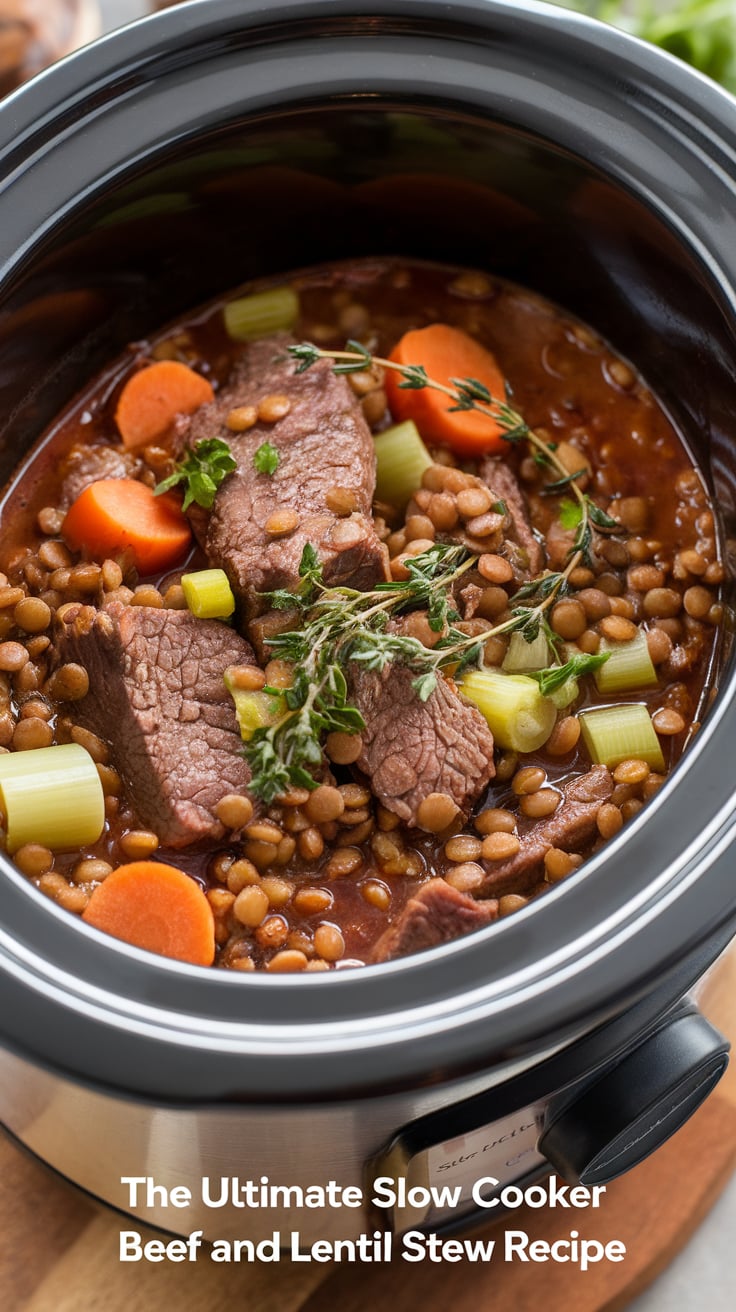 Warm up with the rich flavors of our Ultimate Slow Cooker Beef and Lentil Stew, a nourishing meal that combines lean beef and fiber-rich lentils. This hearty stew is not only high in protein but also low in carbs and calories, ensuring you can enjoy every spoonful without compromise.