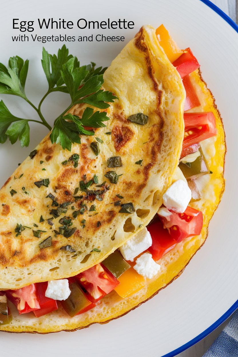 Revamp your breakfast routine with this wholesome recipe that makes healthy eating enjoyable and accessible. Create a colorful, protein-packed start to your day with this egg white omelette, and savor the satisfaction of nourishing your body the right way.