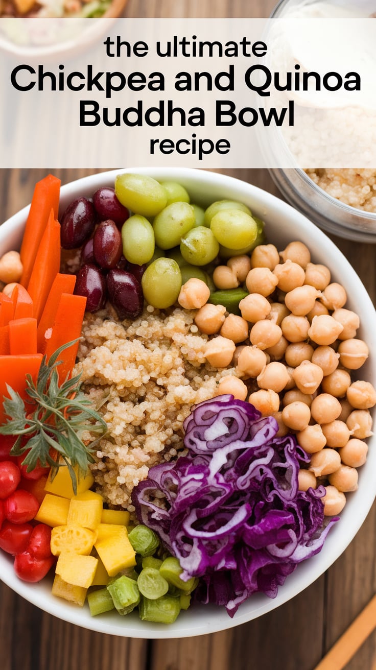 Embrace the goodness of The Ultimate Chickpea and Quinoa Buddha Bowl, a vibrant dish that elevates healthy eating to a new level. High in protein and low in calories, this recipe delivers a flavorful punch with every ingredient, from crunchy chickpeas to nutrient-dense quinoa. Learn how to craft this nourishing bowl that’s perfect for any time of day!