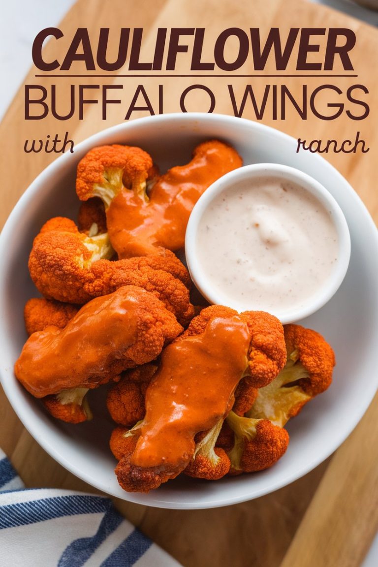 Get ready to enjoy the bold flavors of cauliflower buffalo wings with vegan ranch, a delicious vegan meal that is low in carbs and calories. These crispy and spicy cauliflower bites deliver all the satisfaction of traditional buffalo. wings while providing a healthy alternative that won’t derail your health goals.