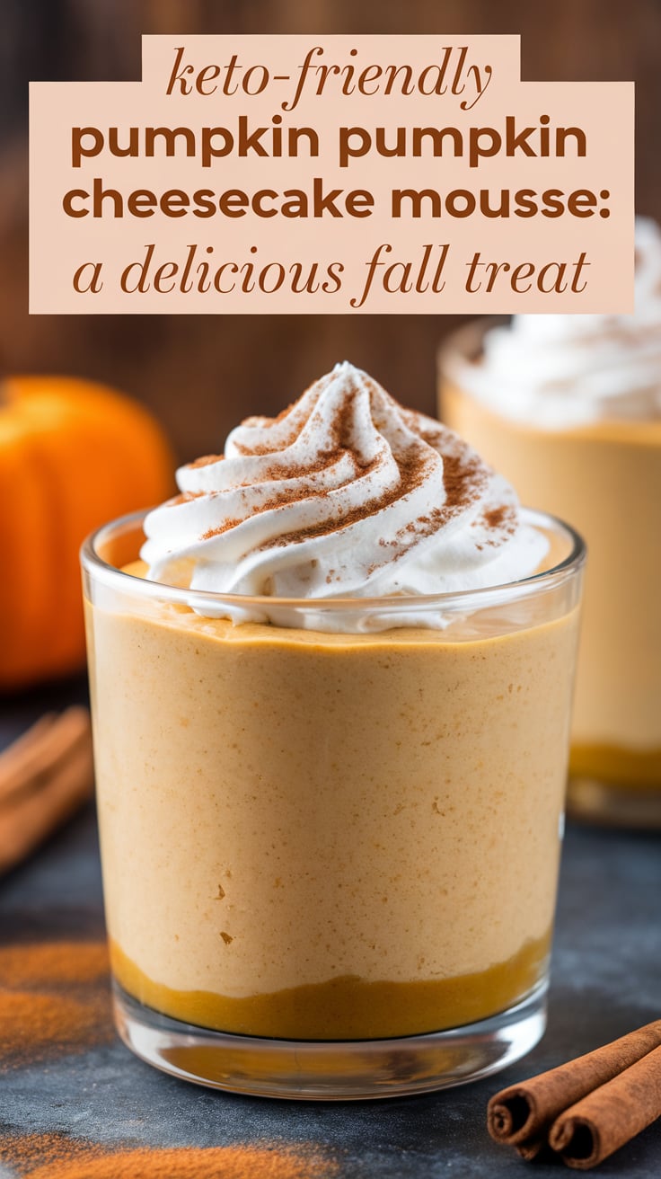 Quick to prepare and full of nutritious ingredients, this Keto Pumpkin Cheesecake Mousse is ideal for a last-minute dessert that feels indulgent. In just a few easy steps, you can whip up a luscious treat that everyone will love, proving that healthy eating doesn’t have to sacrifice flavor or fun.