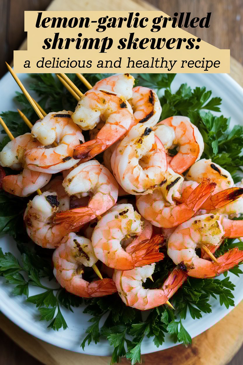 Transform your dining experience with this easy and nutritious recipe that proves healthy eating can be incredibly enjoyable. Lemon-garlic grilled shrimp skewers will quickly become a favorite in your repertoire, leaving you craving more of this light and flavorful dish.