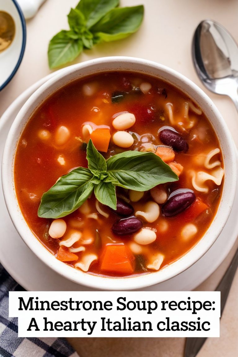 Transform your dinner routine with this healthy recipe that shows how enjoyable low-calorie, low-carb eating can be. The minestrone soup will become a go-to dish, offering warmth and satisfaction while keeping your health goals in check.