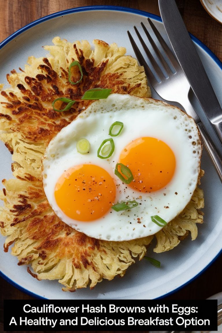 Transform your breakfast routine with this healthy recipe that showcases how enjoyable low-calorie, low-carb meals can be. Cauliflower hash browns with eggs will soon become a go-to favorite, offering a delightful way to enjoy wholesome ingredients while indulging in your cravings.