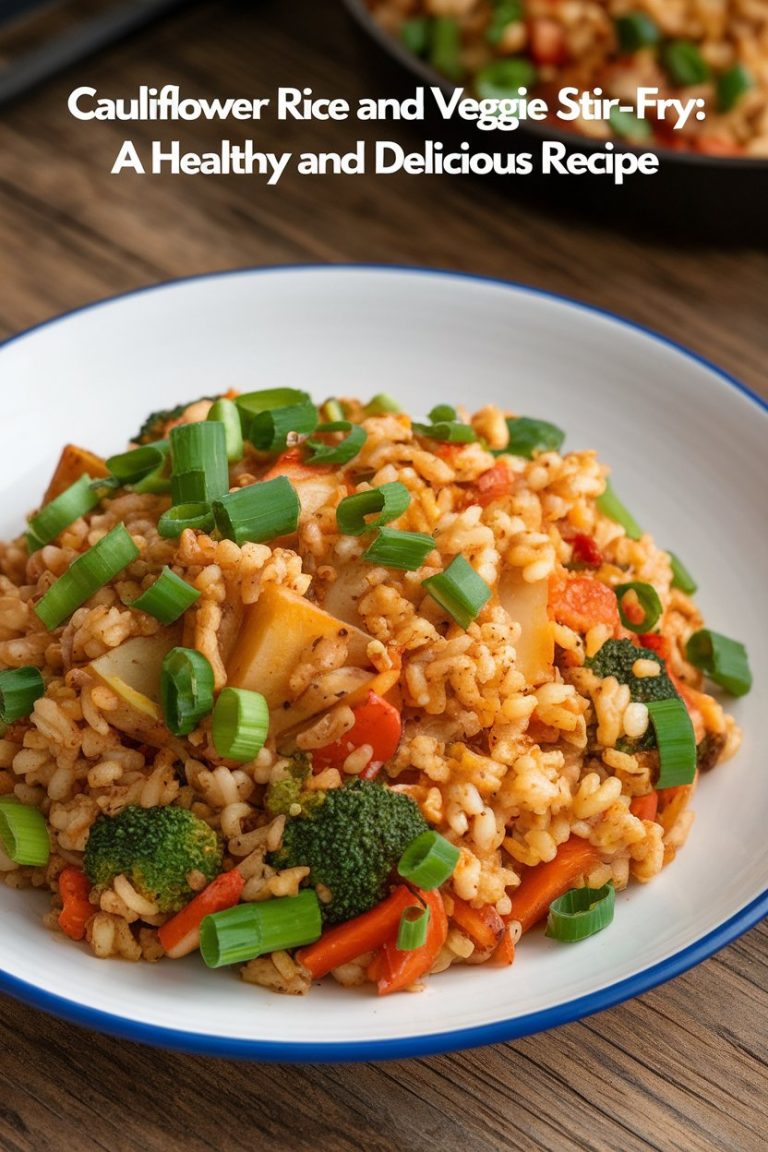 Transform your meal routine with this innovative recipe that highlights how enjoyable low-calorie, low-carb cooking can be. Cauliflower rice and veggie stir-fry will soon become a staple in your kitchen, offering a flavorful and fulfilling way to enjoy a wholesome meal.