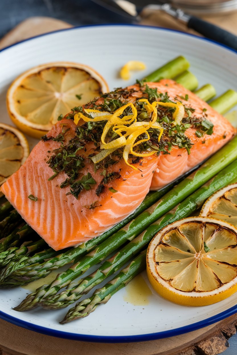 Experience the perfect balance of zesty lemon and fragrant herbs that complement the buttery richness of salmon, making this not only a healthy choice but also a culinary delight. With just a handful of ingredients, you can create a gourmet meal that feels special yet is easy enough for any weeknight.