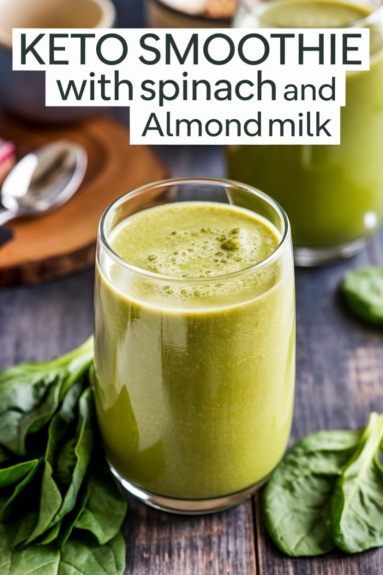 Revitalize your morning routine with a keto smoothie featuring spinach and almond milk, a deliciously nutritious option that is high in protein while remaining low in carbs and calories. This refreshing drink is packed with greens, making it an ideal way to fuel your day without the extra sugar.