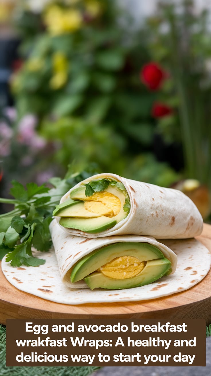 Kickstart your day with Egg and Avocado Breakfast Wraps, a nutritious meal that beautifully combines flavor and health. Packed with protein-rich eggs and creamy avocado, these wraps are low in calories but high in satisfaction. Discover how to make this quick and delicious breakfast that will keep you energized all morning long!