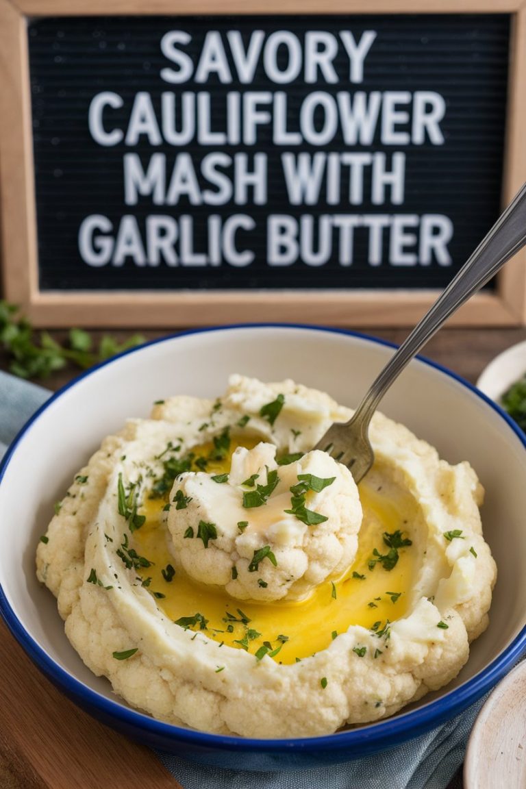 Transform your dining experience with this healthy recipe that showcases how enjoyable low-calorie, low-carb cooking can be. Savory cauliflower mash with garlic butter is set to become a staple in your kitchen, offering a delicious and wholesome way to enjoy the comforting flavors you crave.
