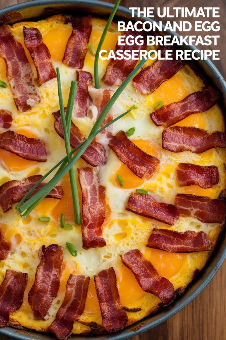 Transform your breakfast routine with this healthy recipe that showcases how enjoyable low-calorie, low-carb eating can be. The ultimate bacon and egg breakfast casserole is bound to become a staple in your kitchen, delivering deliciousness without compromising your health goals.