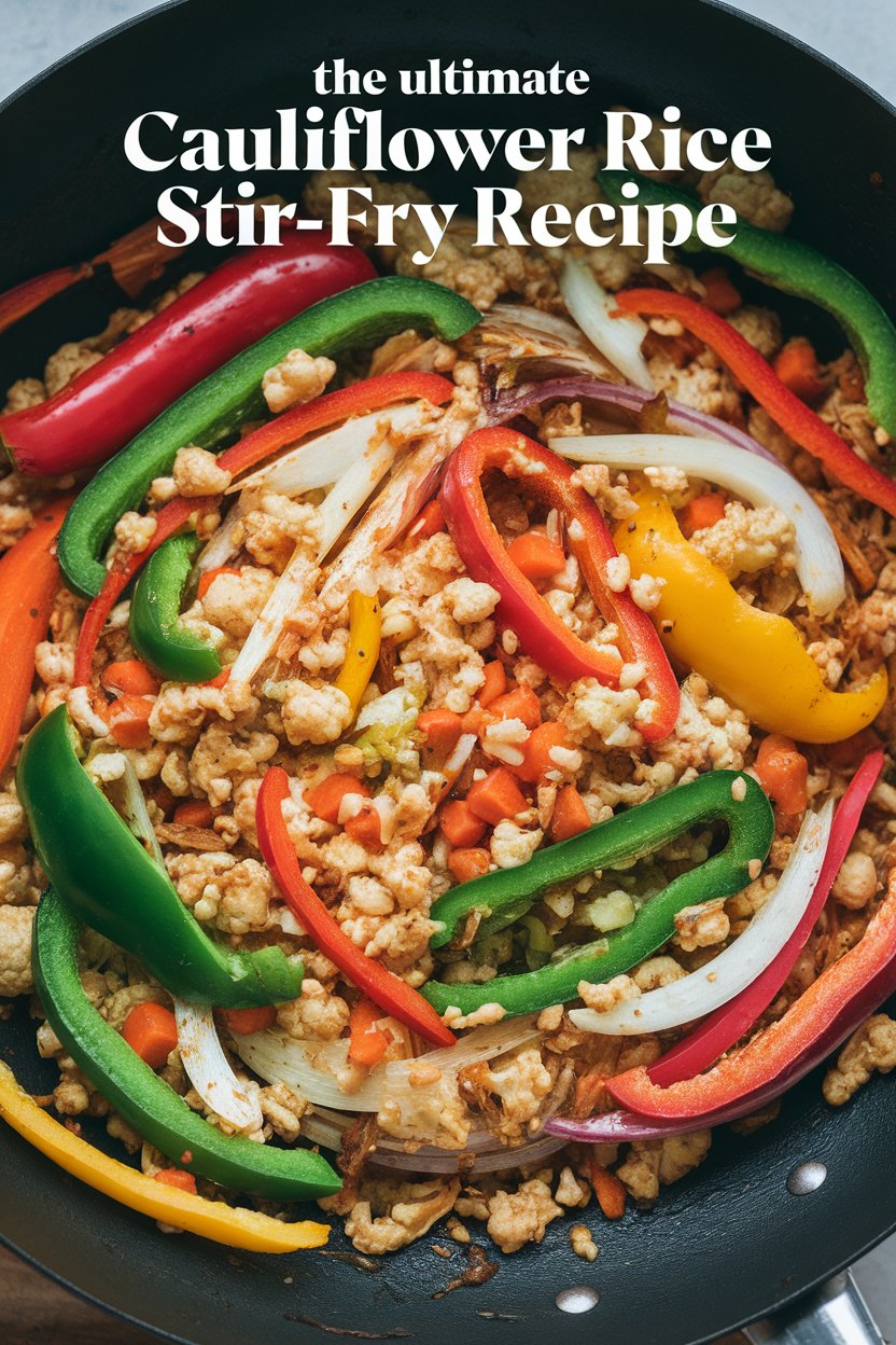Experience the delightful texture of cauliflower rice, which absorbs flavors beautifully while offering a lighter alternative to traditional grains. Packed with vitamins and minerals, this stir-fry is an excellent way to boost your vegetable intake and support a balanced diet without sacrificing flavor.