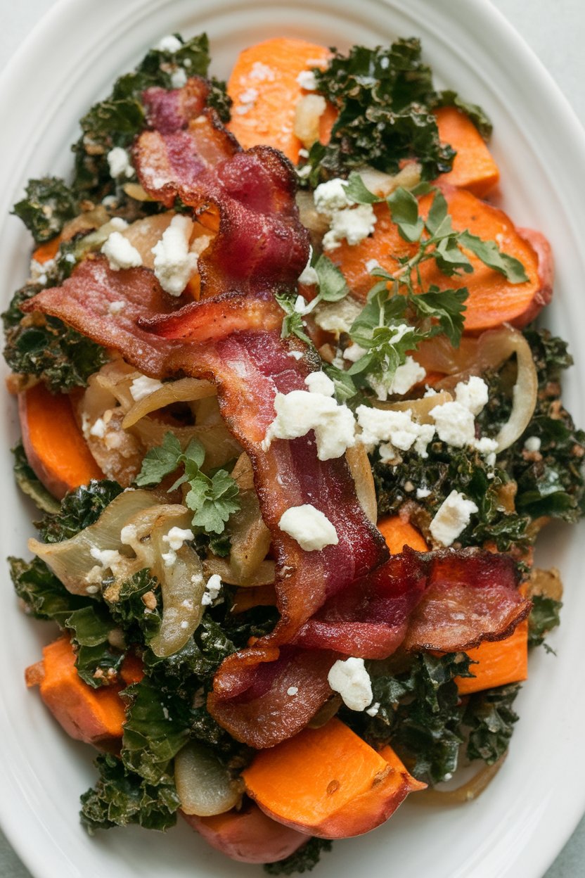 Delight in the blend of textures and tastes as crispy potatoes meet tender kale, all enhanced by savory seasonings that elevate this humble dish to culinary heights. Rich in vitamins, fiber, and antioxidants, this recipe is a perfect choice for those seeking a wholesome and energizing start to their day.