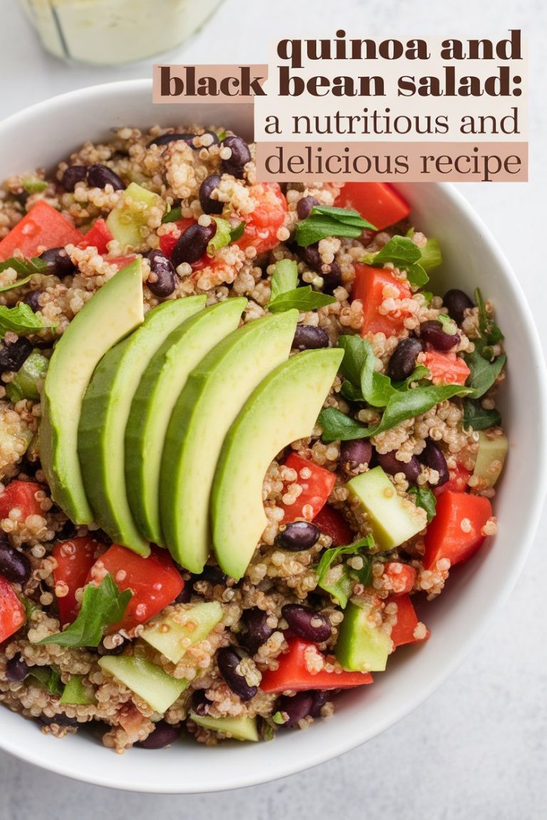 Join the growing trend of deliciously healthy eating by adding this Quinoa and Black Bean Salad to your weekly meal plan. It's a versatile dish that can be served as a standalone meal or as a vibrant side, making it an ideal choice for any occasion.