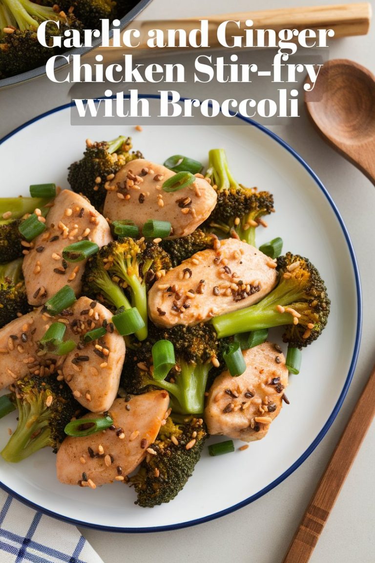 Transform your dinner routine with Garlic and Ginger Chicken Stir-Fry with Broccoli, a versatile recipe that can be served on its own or alongside cauliflower rice for a satisfying meal. Each bite is a great way to fuel your body with protein while keeping your calorie count low, proving that nutritious food can be incredibly delicious.