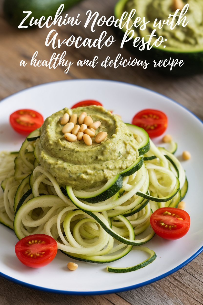 Savor the creamy richness of avocado blended with aromatic herbs, creating a delectable pesto that coats spiralized zucchini noodles in a way that delights the senses. Packed with healthy fats and vitamins, this recipe brings nutrition front and center without compromising on taste.