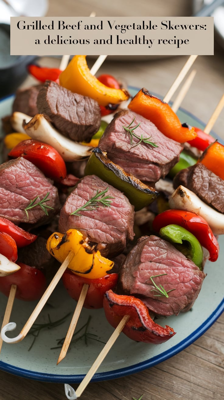 Unleash your inner grill master with these skewers that celebrate fresh ingredients. Each bite offers a delightful crunch from the veggies, balanced by the savory richness of lean beef, all while keeping carbs at bay.