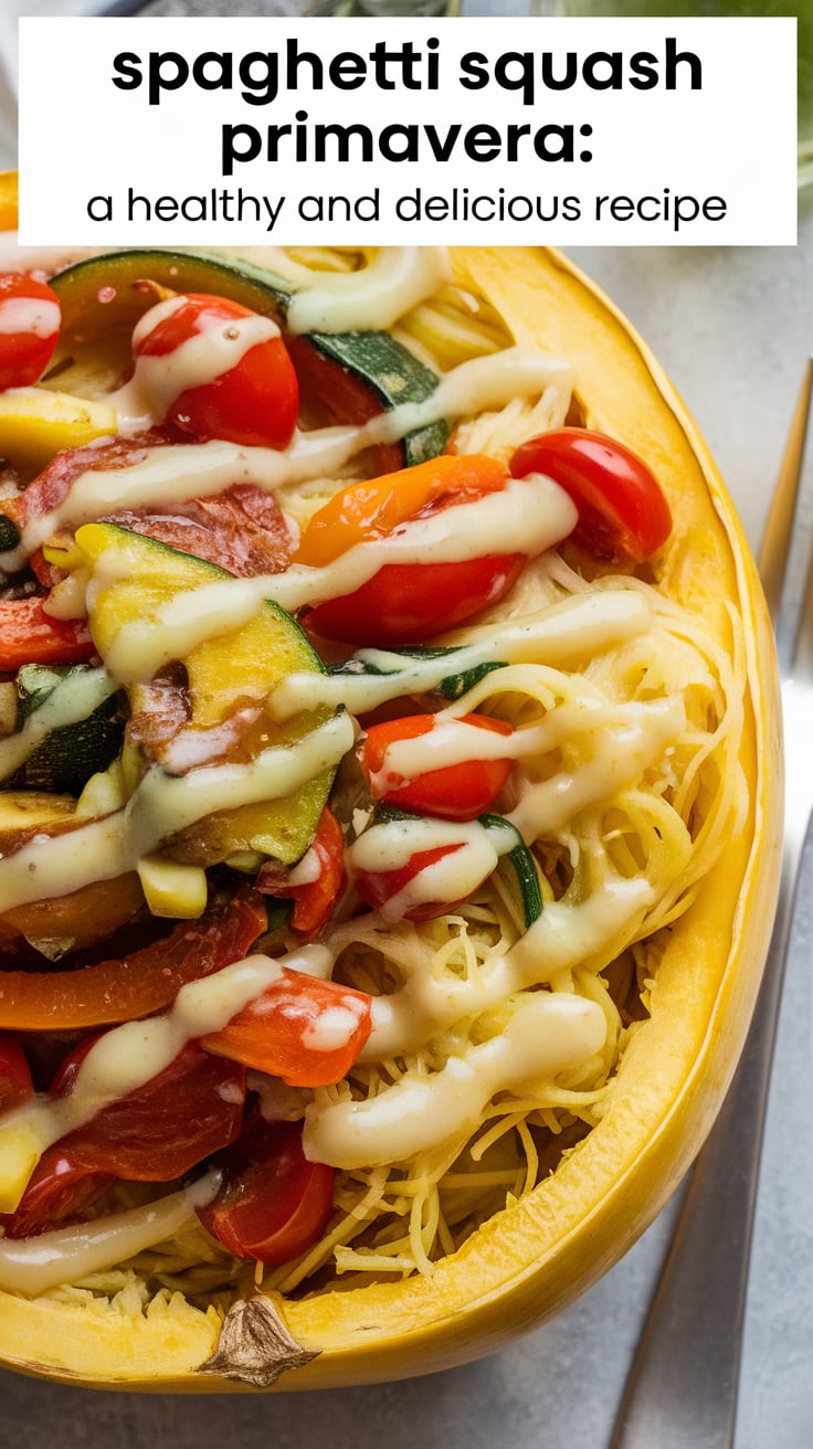 Discover a delightful way to enjoy your vegetables with Spaghetti Squash Primavera, where the unique texture of spaghetti squash meets a medley of seasonal ingredients. This dish offers a satisfying and nutritious option that keeps calories and carbs to a minimum without sacrificing taste.