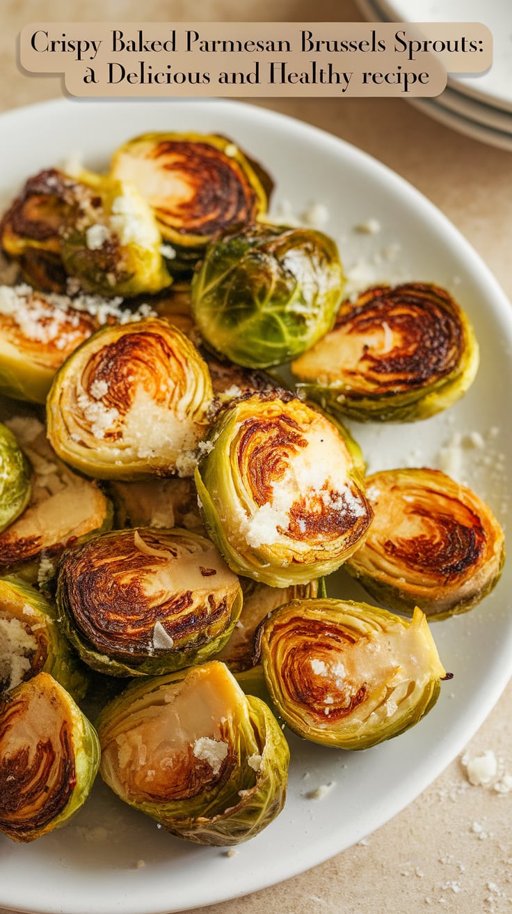 Elevate your vegetable game with Crispy Baked Parmesan Brussels Sprouts, where each bite is a crispy masterpiece. This flavorful, low-carb, and low-calorie dish proves that healthy eating can be delicious and satisfying!