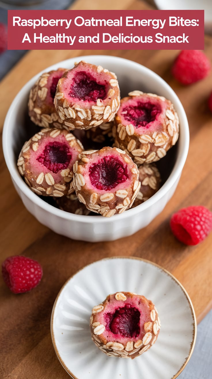 Snack smart with our Raspberry Oatmeal Energy Bites, where flavor meets health! These little powerhouses are packed with berries and wholesome oats, creating a low-calorie, low-carb treat that’s perfect for any time of day. Explore this simple recipe that transforms nutritious ingredients into a delightful snack you’ll love.