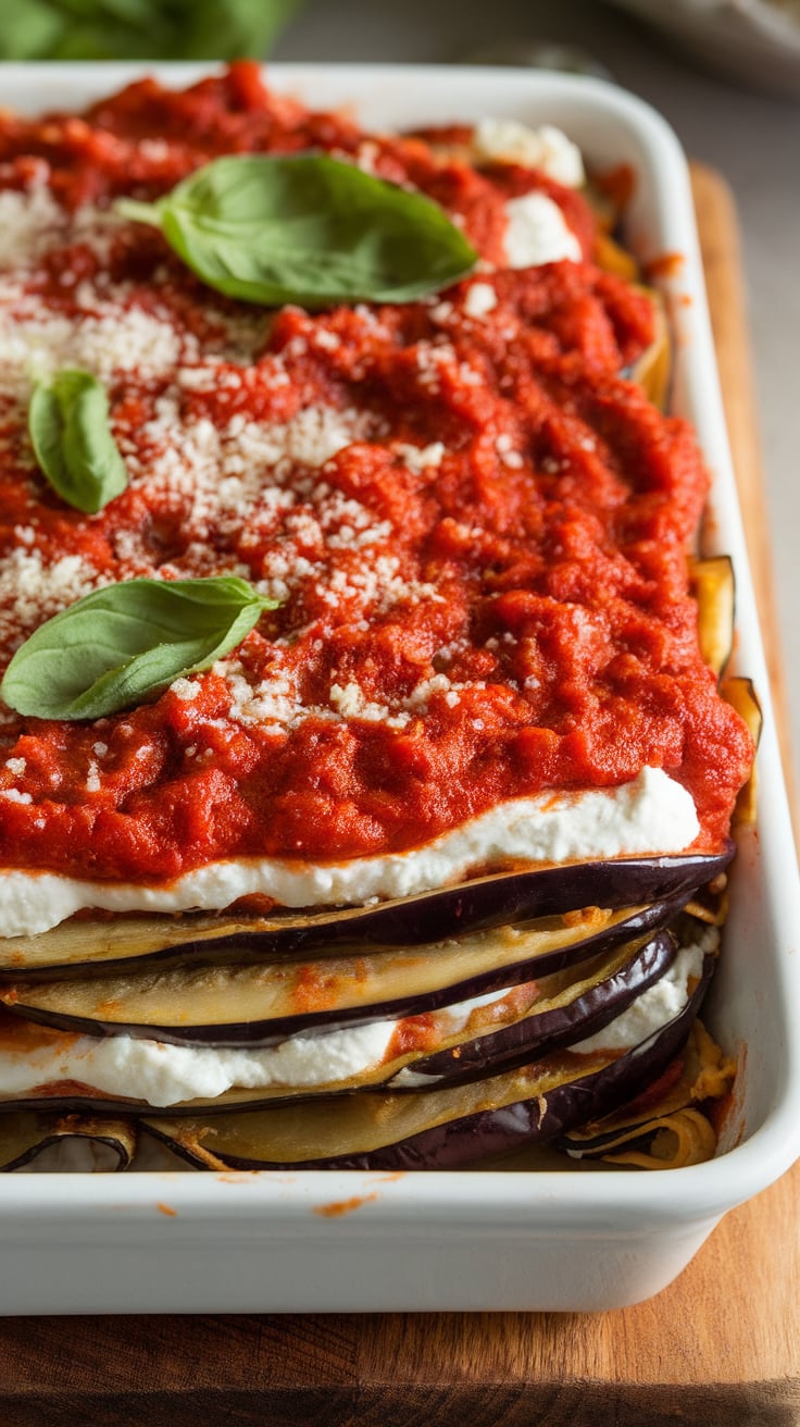 Discover how to craft a delicious marinara sauce paired with creamy ricotta, bringing together vibrant flavors and wholesome ingredients. With easy-to-follow steps, you’ll whip up this low-calorie lasagna that’s packed with fiber, protein, and essential vitamins, creating a meal that nourishes both body and soul.