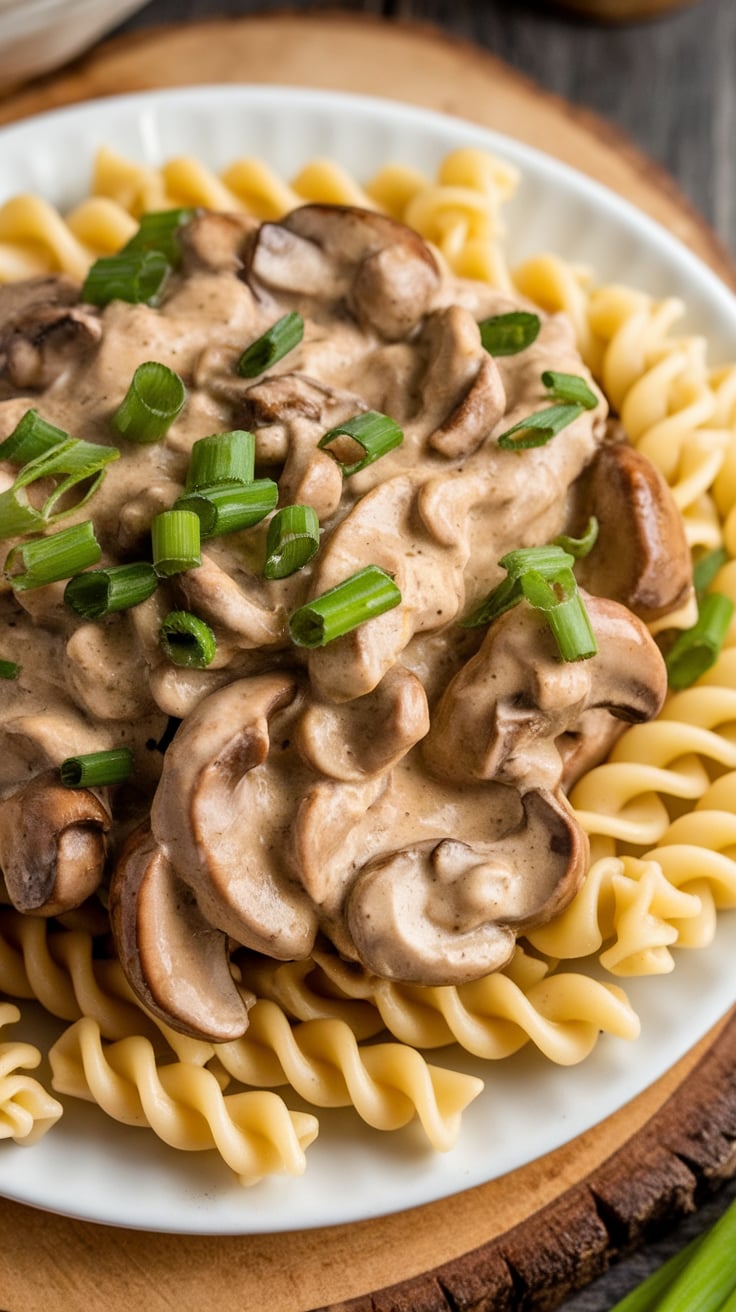 Indulge in the rich flavors of Vegan Mushroom Stroganoff, a comforting dish that offers all the creaminess you crave while being low in calories. This recipe highlights hearty mushrooms in a luscious sauce, proving that you can enjoy a satisfying meal without compromising on nutrition.