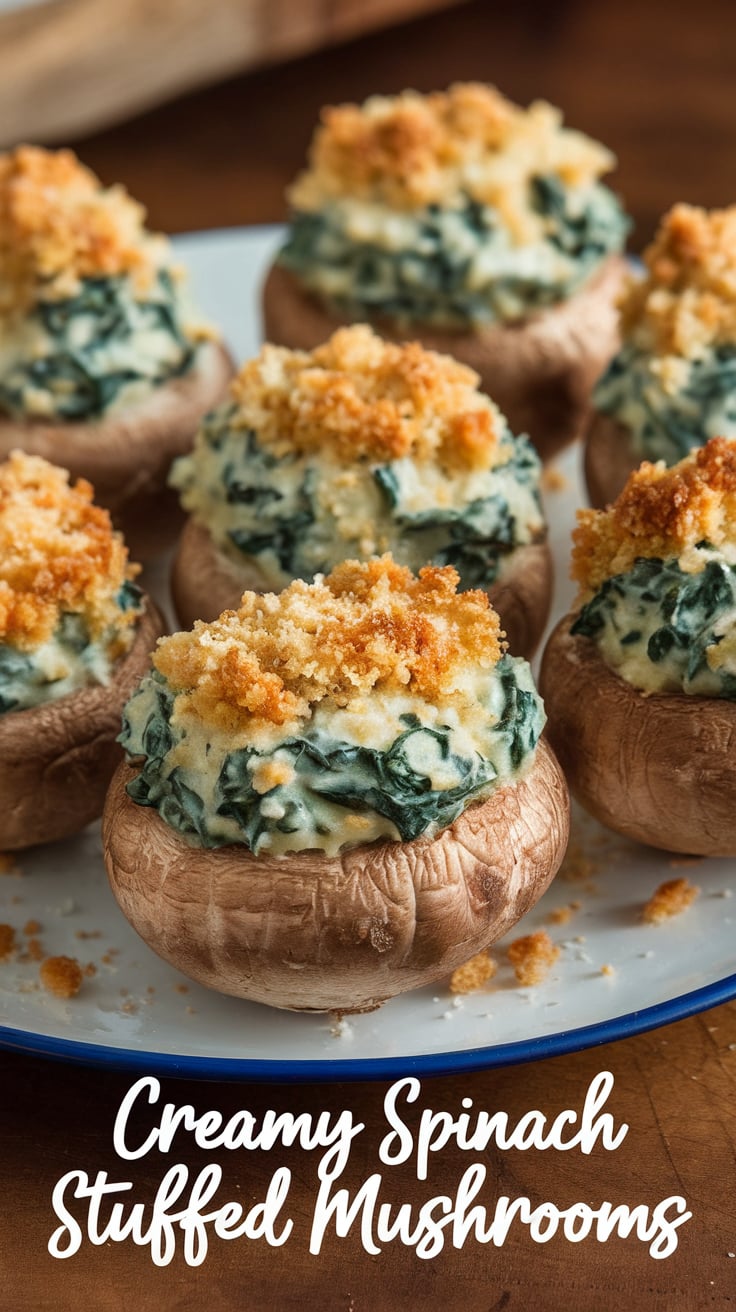 Experience the creamy, savory mixture of spinach and cheese perfectly tucked into tender mushroom caps. With every bite, you’ll enjoy a burst of flavor that not only tantalizes your taste buds but also aligns with your keto lifestyle, making it an ideal choice for those watching their calories.