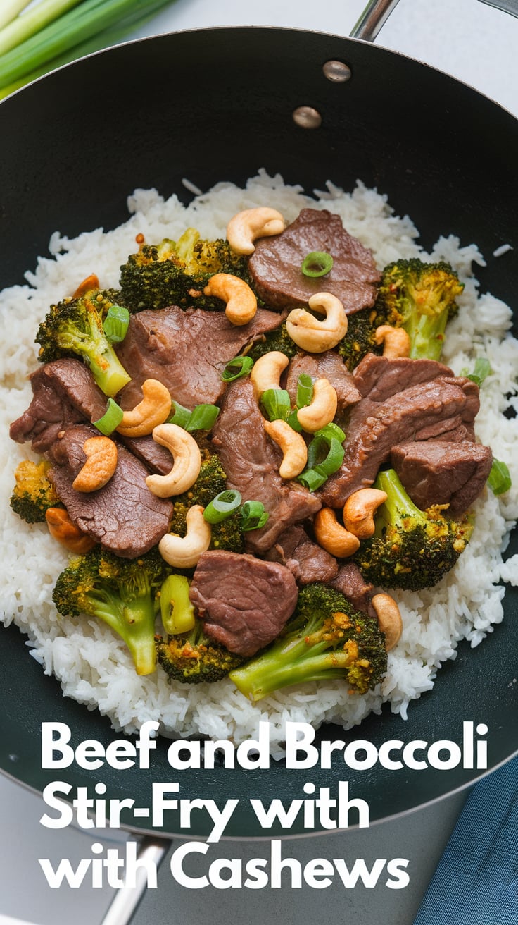 The addition of crunchy cashews adds a delightful contrast, enhancing the dish's nutritional profile while providing healthy fats. You can enjoy a satisfying portion that leaves you feeling full and energized, perfect for any time of the day.