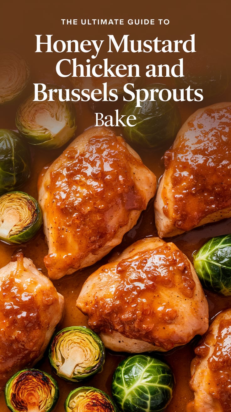 Delve into a culinary adventure with our Ultimate Guide to Honey Mustard Chicken and Brussels Sprouts Bake. This delightful dish pairs succulent chicken with caramelized Brussels sprouts, all smothered in a sweet and tangy honey mustard glaze. With its high protein content, this meal is perfect for health-conscious foodies looking to cut back on carbs and calories.