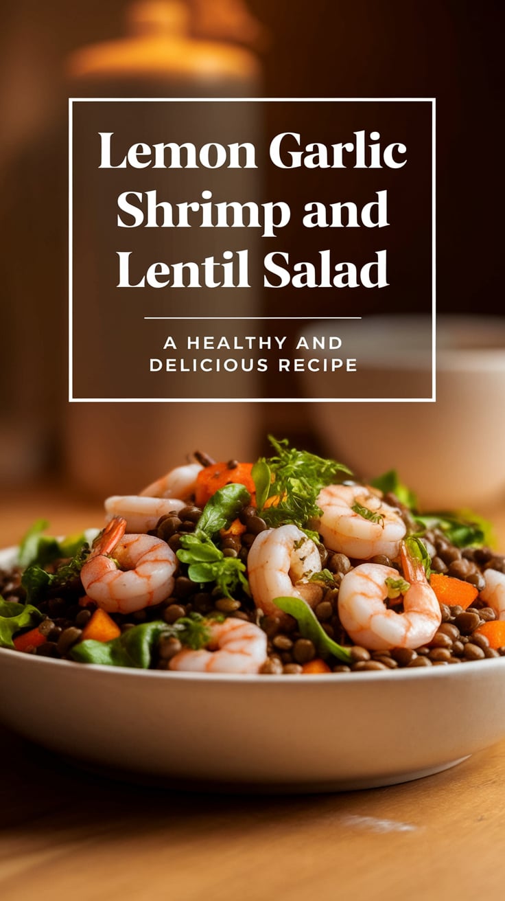 Enjoy a culinary escape with this zesty Lemon Garlic Shrimp and Lentil Salad. Rich in protein and low in calories, this delightful combination not only supports your health goals but also tantalizes your taste buds with every bite.