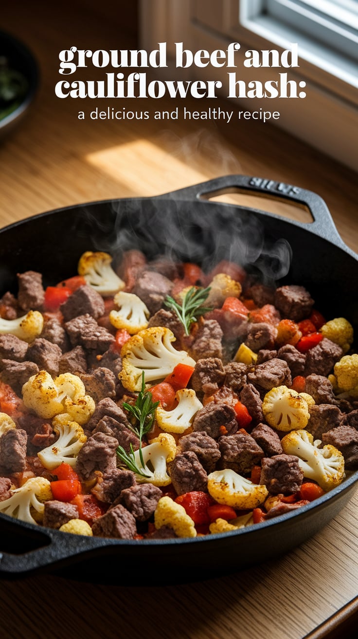 Enjoy a guilt-free indulgence with Ground Beef and Cauliflower Hash, where every bite is a tasty explosion of flavor. This dish is designed to fuel your day with quality protein while keeping your carb count in check for a winning keto meal.