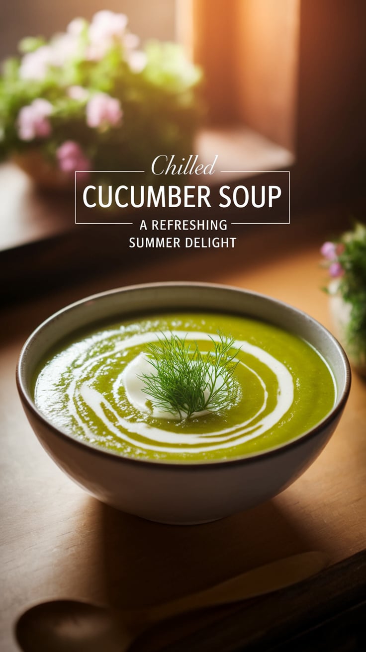 Savor the taste of summer with this vibrant Chilled Cucumber Soup. Easy to make and delightfully nutritious, it's a guilt-free option that helps you stay refreshed while keeping calories in check.