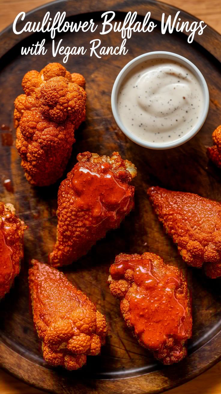Discover the secret to creating perfectly crispy cauliflower wings that deliver all the bold flavors of traditional buffalo wings without the extra calories. Coated in a zesty homemade buffalo sauce, these bites are sure to impress both vegans and non-vegans alike, proving that plant-based eating can be indulgent and satisfying.