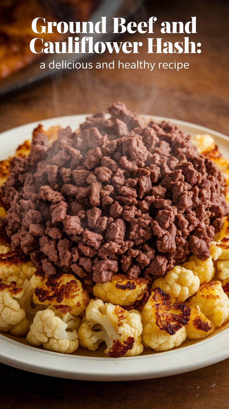 Transform your mealtime with a savory Ground Beef and Cauliflower Hash that’s both hearty and healthy. Packed with protein and low in carbs, this recipe offers a satisfying way to enjoy a flavorful dish that aligns perfectly with your keto lifestyle.
