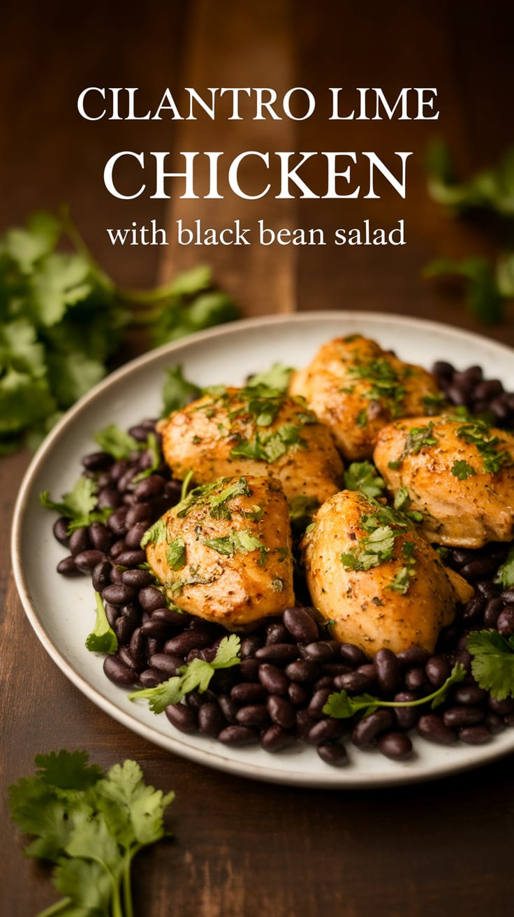 Pair the succulent chicken with a vibrant black bean salad, packed with nutrient-rich ingredients that add a delightful crunch. This combination not only keeps your taste buds dancing but also fits seamlessly into a healthy eating plan, ensuring you enjoy every bite without feeling weighed down.