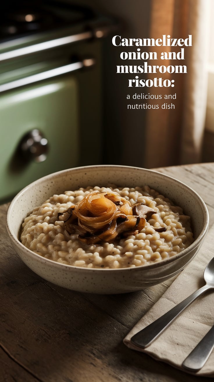 Discover the art of perfecting risotto as you learn to achieve that creamy texture using simple plant-based ingredients. The combination of sweet caramelized onions and earthy mushrooms creates a satisfying dish that feels luxurious while being light and nourishing, making it ideal for any meal occasion.