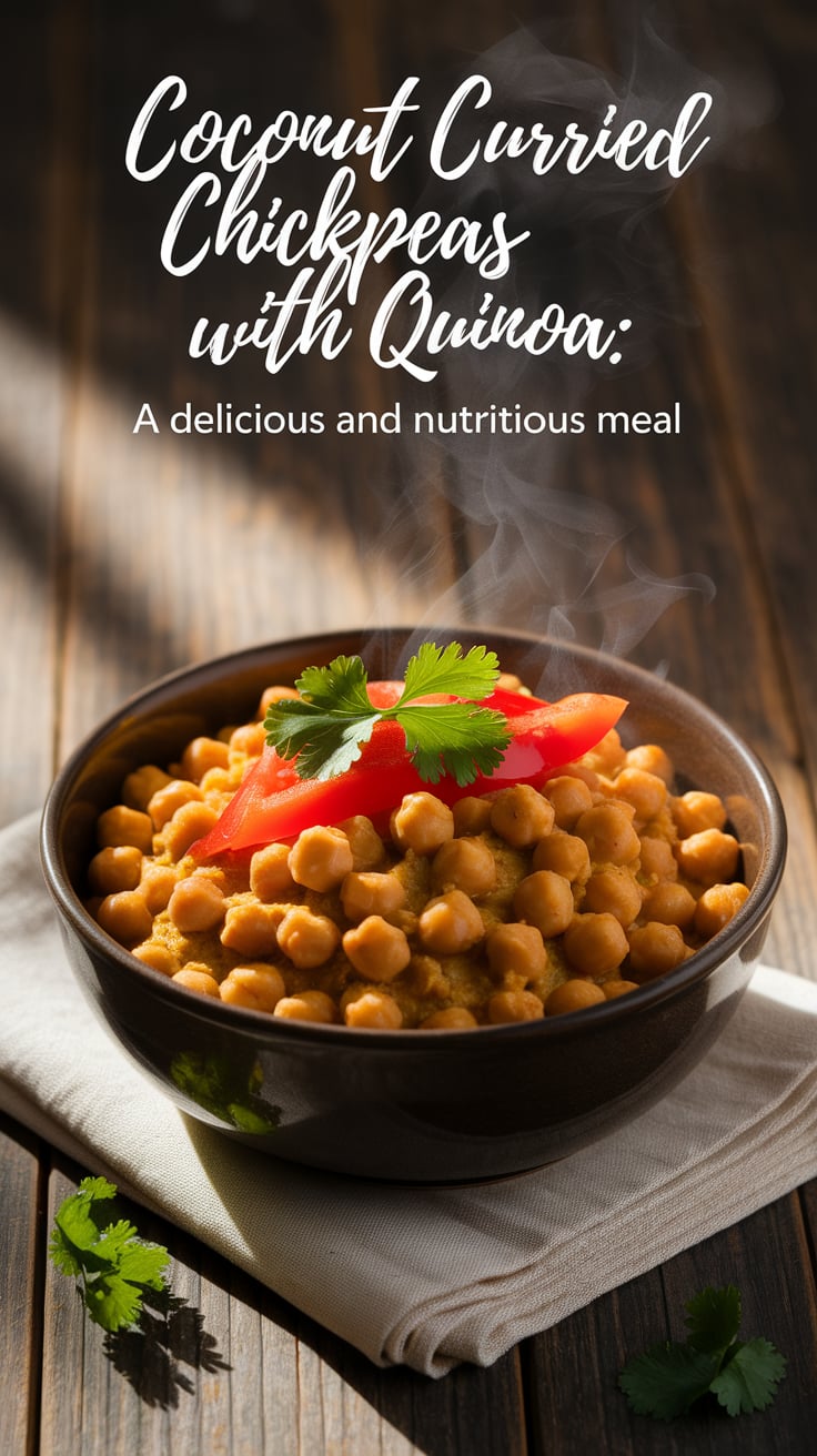 Delight your taste buds with Coconut Curried Chickpeas and Quinoa, a vibrant dish that combines rich flavors and wholesome ingredients. Packed with protein and low in carbs, this nutritious meal offers a satisfying way to nourish your body without the extra calories.