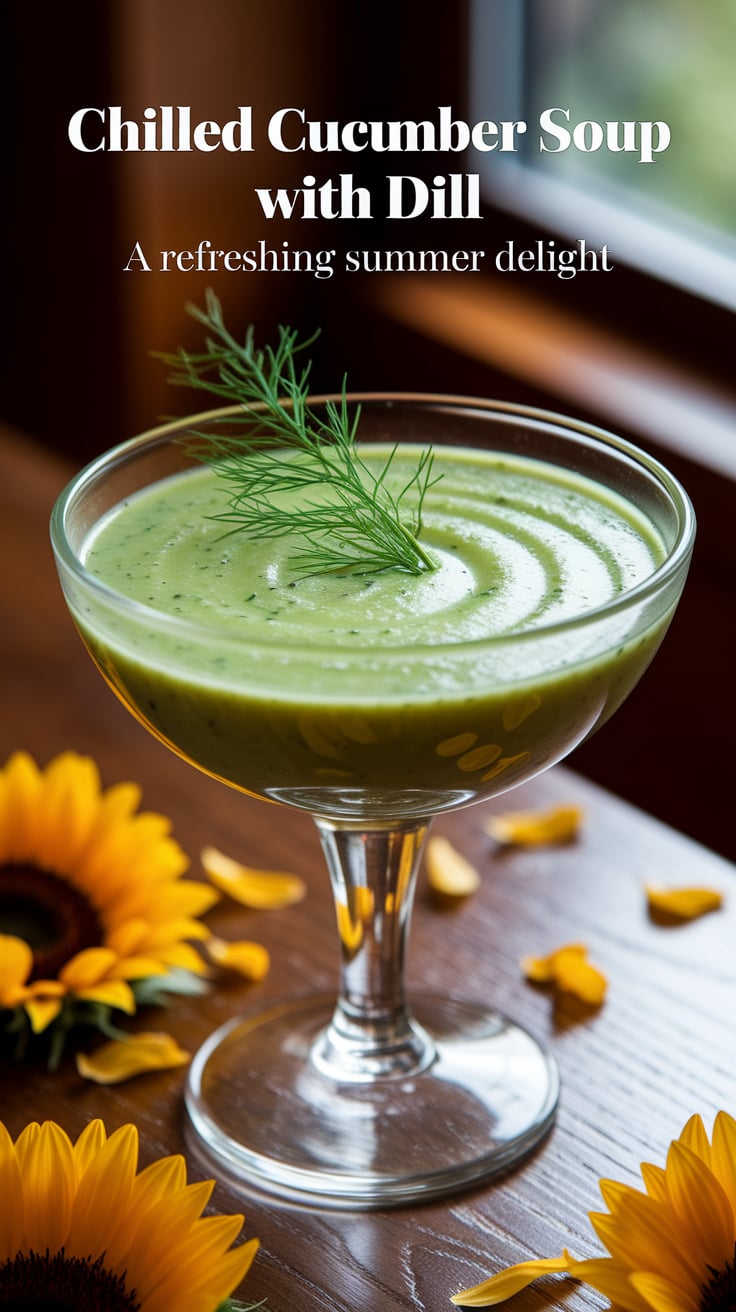Beat the heat with a bowl of Chilled Cucumber Soup! This refreshing summer delight is packed with cool flavors and health benefits, all while being low in calories—perfect for a light lunch or appetizer.