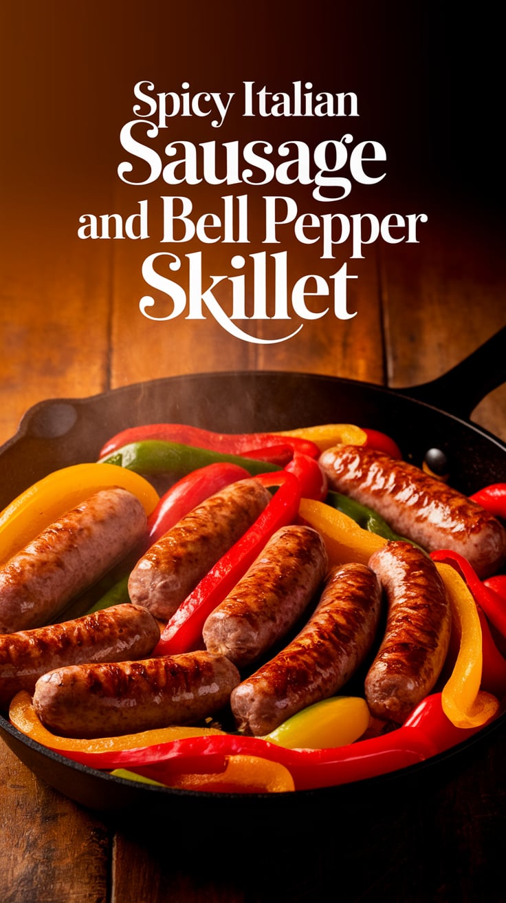 Transform your weeknight dinners with this hearty dish that combines zesty Italian sausage and colorful bell peppers. Packed with protein and fiber, our skillet recipe delivers bold flavors while keeping carbs to a minimum, making it a favorite for healthy eaters.